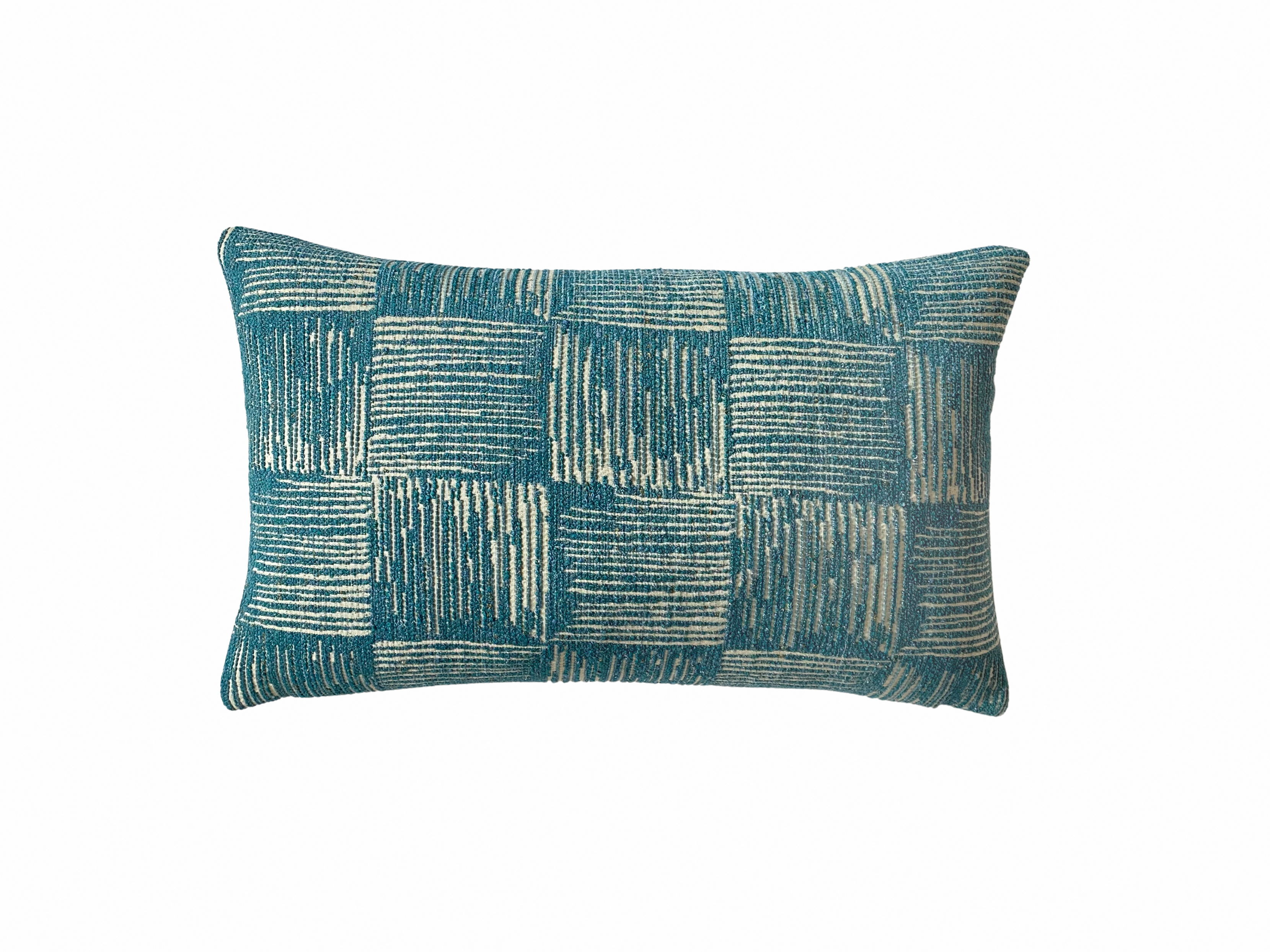 COJIN TEXTURA RAYAS AZUL 30X50 CMS. 2